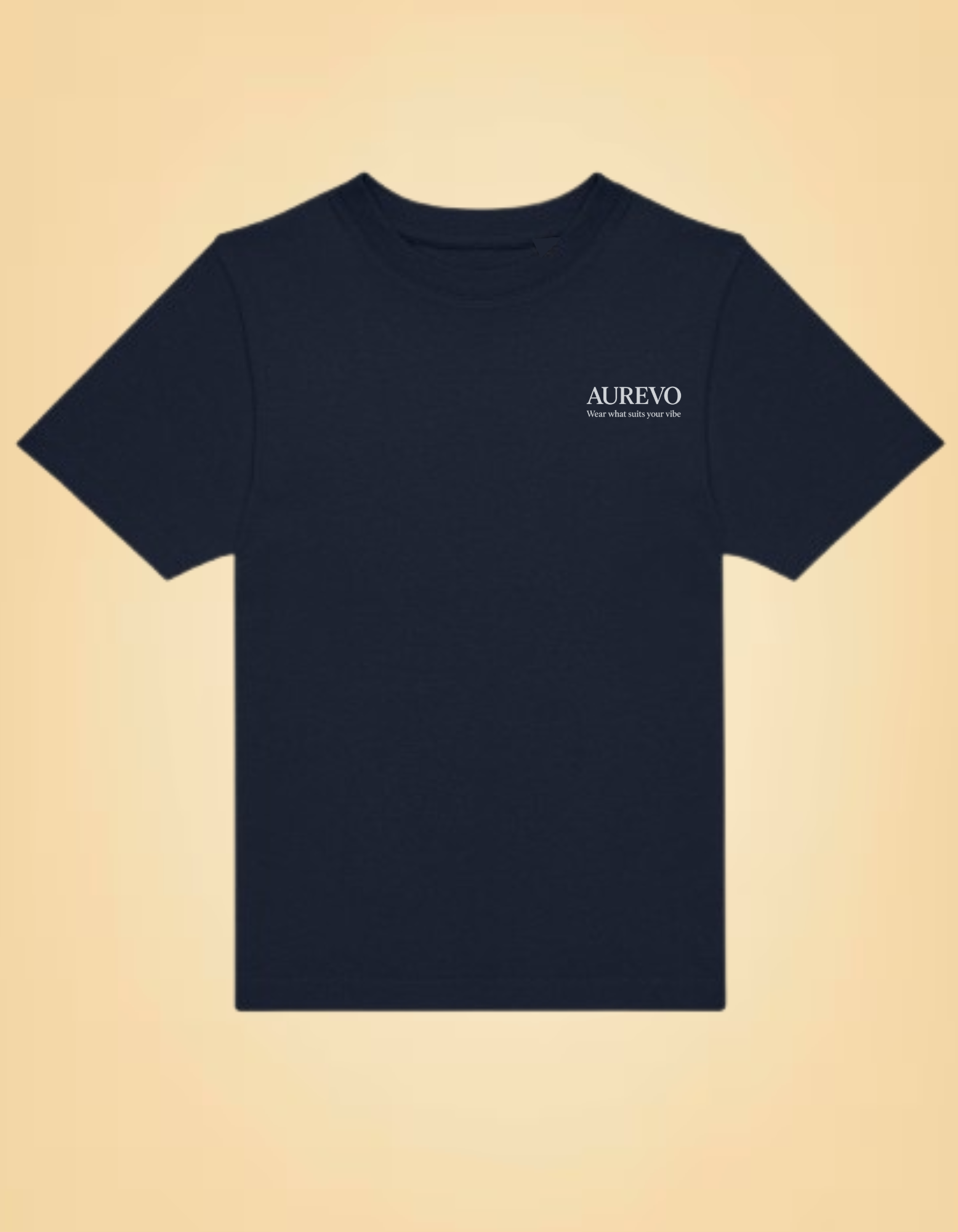 Navy Blue-Essential Tee - Front View